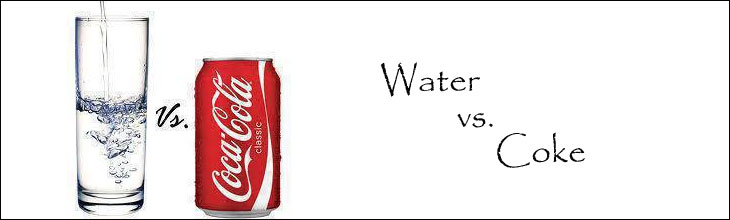 Water vs. Coke